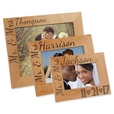 Our Wedding Date Picture Frame
