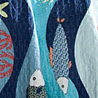 Alternate image 3 for Lush Décor Sea Life 3-Piece Reversible Full/Queen Quilt Set in Blue