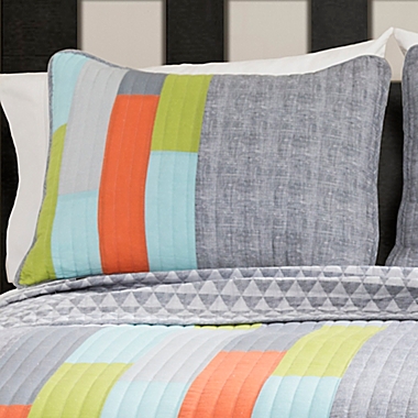 Lush Décor Shelly Stripe Reversible Quilt. View a larger version of this product image.