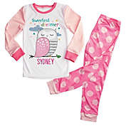 &quot;Sweetest Dreamer&quot; 2-Piece Owl Pajama Set in Pink