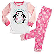 &quot;Warm and Fuzzy&quot; Size 2T 2-Piece Penguin Pajama Set in Pink