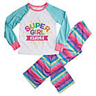 Alternate image 0 for &quot;Super Girl&quot; Medium 2-Piece Pajama Set in Blue