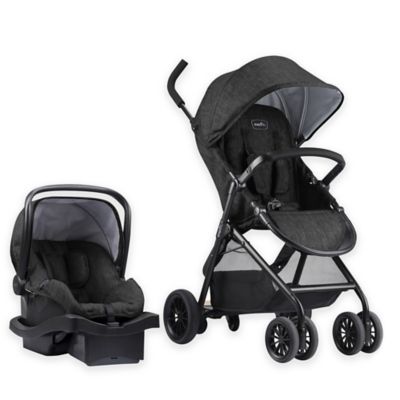 evenflo stroller fold