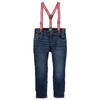 jean suspender pants