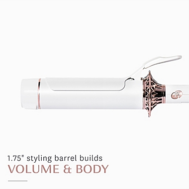 T3 SinglePass BodyWaver 1.75-Inch Professional Ceramic Styling Iron in White/Rose Gold. View a larger version of this product image.