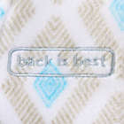 Alternate image 3 for HALO&reg; SleepSack&reg; Small Diamond Fleece Wearable Blanket in Turquoise