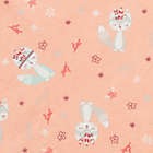 Alternate image 3 for Trend Lab&reg; Fox and Flowers Flannel Swaddle Blanket