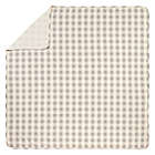 Alternate image 1 for Trend Lab&reg; Buffalo Check Flannel Swaddle Blanket in Grey