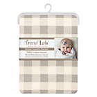 Alternate image 3 for Trend Lab&reg; Buffalo Check Flannel Swaddle Blanket in Grey
