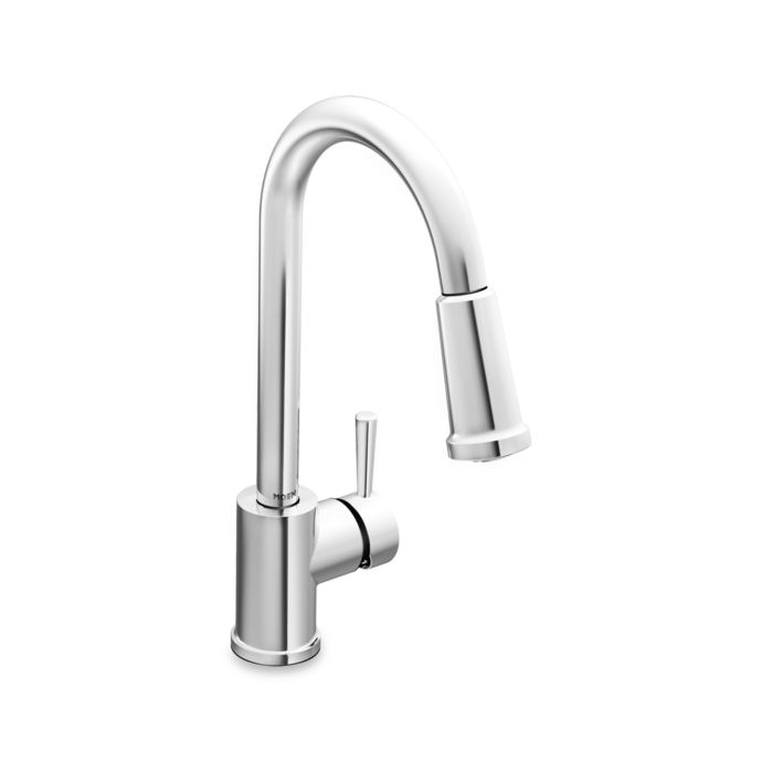 Moen Level Pull Out Kitchen Faucet In Chrome Bed Bath Beyond