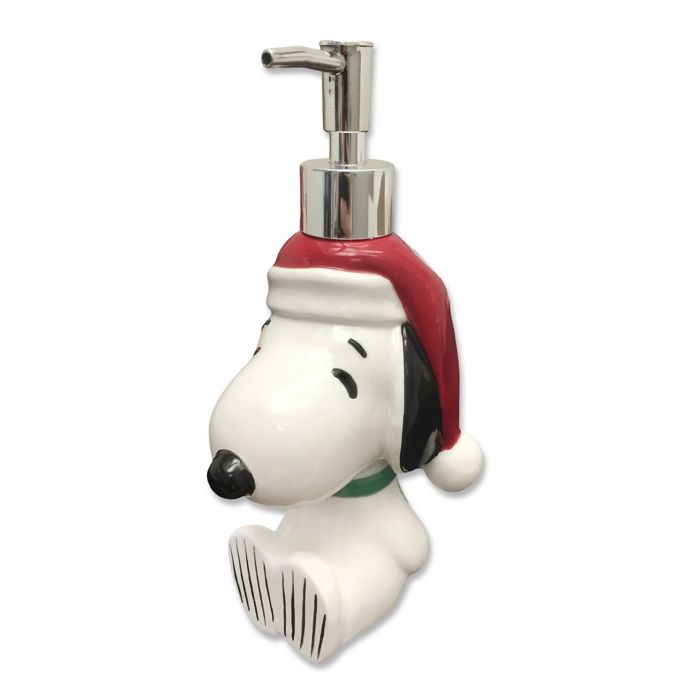 Peanuts Holiday Bathroom Lotion Dispenser Collection | Bed ...