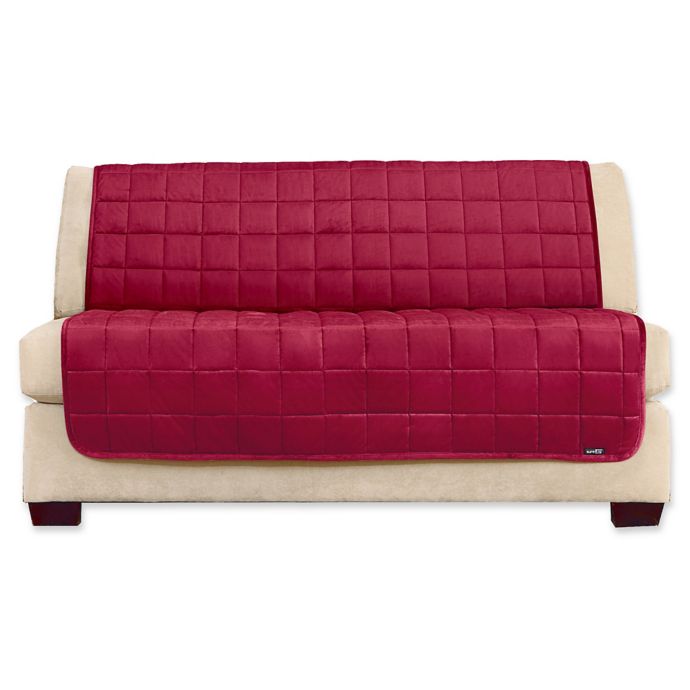 Sure Fit® Deluxe Armless Loveseat Slipcover Bed Bath & Beyond