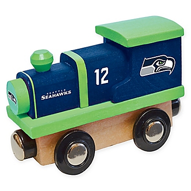 NFL Seattle Seahawks Team Wooden Toy Train. View a larger version of this product image.