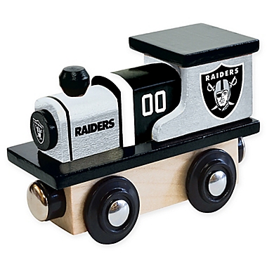 NFL Oakland Raiders Team Wooden Toy Train. View a larger version of this product image.