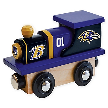 NFL Baltimore Ravens Team Wooden Toy Train. View a larger version of this product image.