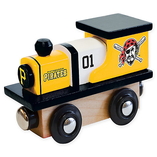 Alternate image 1 for MLB Pittsburgh Penguins Team Wooden Toy Train