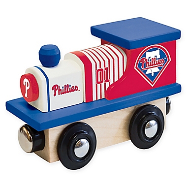 MLB Philadelphia Phillies Team Wooden Toy Train. View a larger version of this product image.