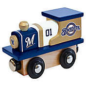 MLB Milwaukee Brewers Team Wooden Toy Train