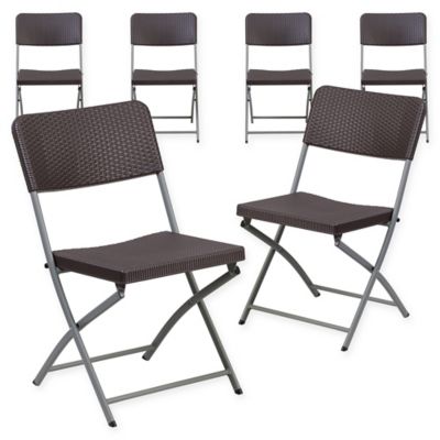 brown folding chairs for sale