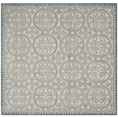 Safavieh Cambridge Lindsey 6-Foot Square Area Rug in Dusty Blue/Cement. View a larger version of this product image.
