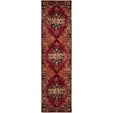 Safavieh Vintage Hamadan 2-Foot 2-Inch x 10-Foot Jahan Rug in Red. View a larger version of this product image.