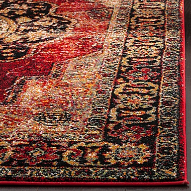 Safavieh Vintage Hamadan 2-Foot 2-Inch x 16-Foot Jahan Rug in Red. View a larger version of this product image.