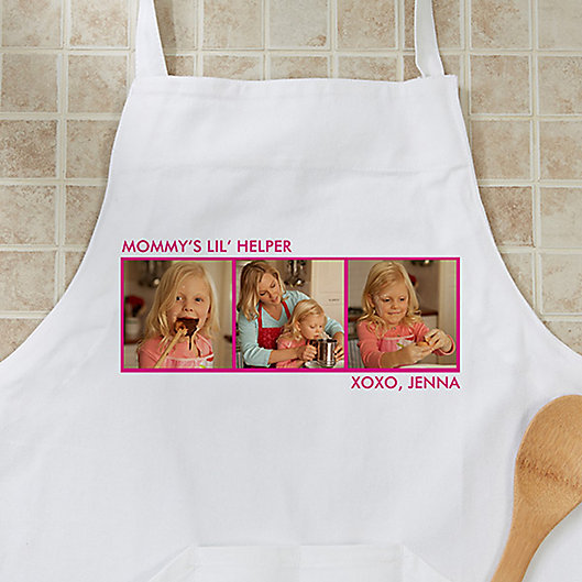 Alternate image 1 for Picture Perfect 3-Photo Apron