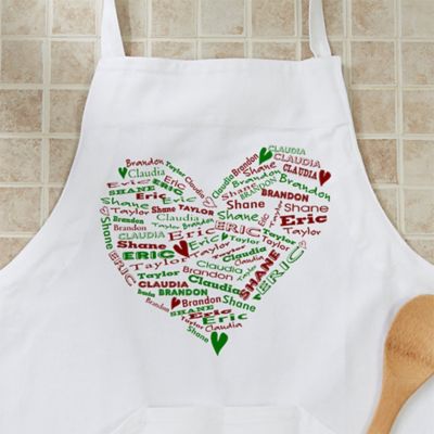 Her Heart Of Love Christmas Apron