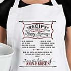 Alternate image 0 for "Recipe For A Happy Marriage" Apron