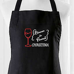 "Dinner is Poured" Apron
