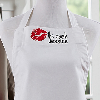 "Kiss The Cook" Apron. View a larger version of this product image.