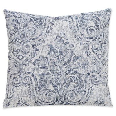 blue and grey throw pillows