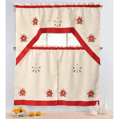 christmas kitchen curtains