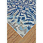 Alternate image 2 for Weave & Wander Carini Abstract Ikat 5&#39;3 x 7&#39;6 Area Rug in Blue/Silver Mink