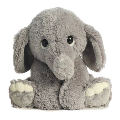 grey plush elephant