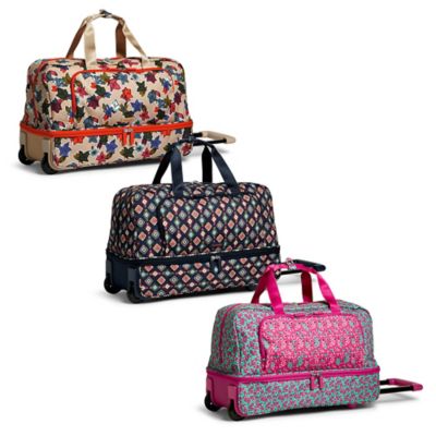 vera bradley wheeled carry on