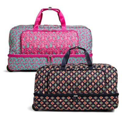 vera bradley wheeled luggage