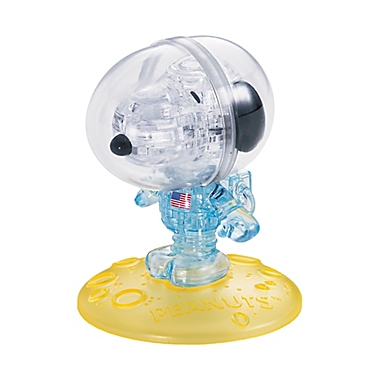 BePuzzled&reg; 35-Piece Peanuts Astronaut Snoopy 3D Crystal Puzzle. View a larger version of this product image.