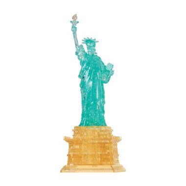 BePuzzled&reg; 69-Piece Statue of Liberty 3D Crystal Puzzle. View a larger version of this product image.