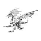 Alternate image 1 for Fascinations ICONX 3D Metal Silver Dragon Model Kit