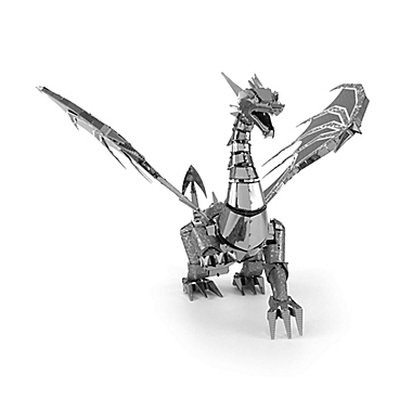 Fascinations ICONX 3D Metal Silver Dragon Model Kit. View a larger version of this product image.