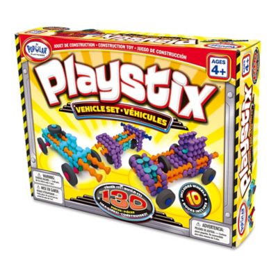 Popular&reg; Playthings Playstix&reg; Vehicle Set: 130 Pieces