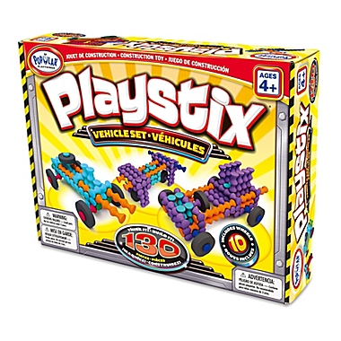 Popular&reg; Playthings Playstix&reg; Vehicle Set: 130 Pieces. View a larger version of this product image.