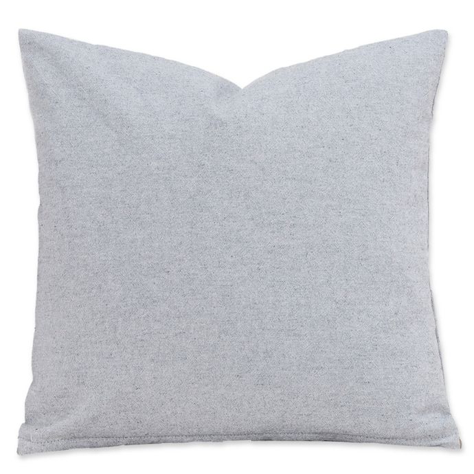 Siscovers Harvest 26 Inch Square Throw Pillow In Grey White Bed