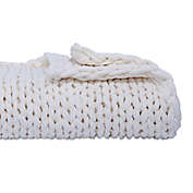 Berkshire Blanket Chunky Throw Blanket in White