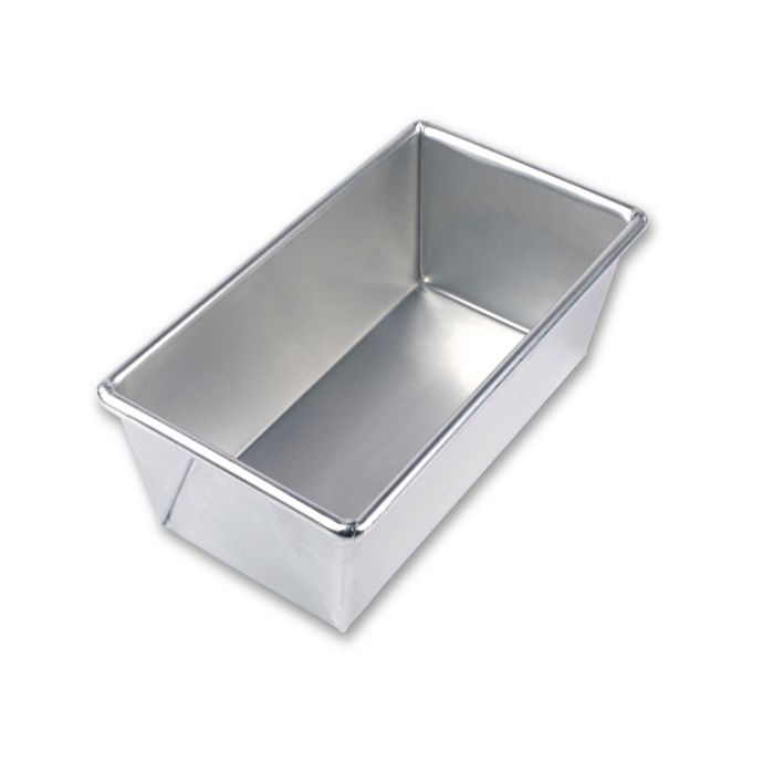 Bare Aluminum Bakeware by USA Pan 4.5Inch x 8.5inch Loaf Pan Bed