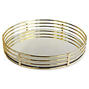 Charge It By Jay 15-Inch Circle Tray in Gold