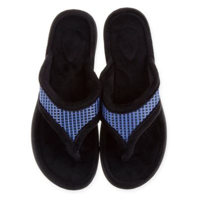 therapedic flip flop slippers