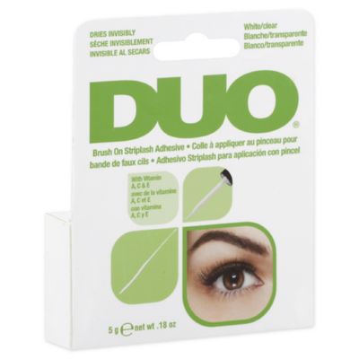 Duo&reg; .18 oz. Striplash Adhesive with Vitamins in White /Clear