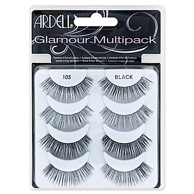 Ardell&reg; Glamour Black Multipack Eye Lashes 105. View a larger version of this product image.